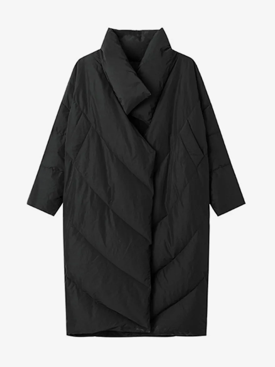 Doudoune Long Oversize En Duvet De Canard En Coupe Ample Manteau Femme