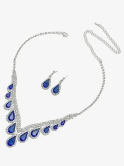 Ensemble de bijoux pour mariage beau métal zircone cubique