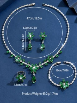 Ensemble de bijoux pour mariage perles d'imitation attrayantes métal ajouré