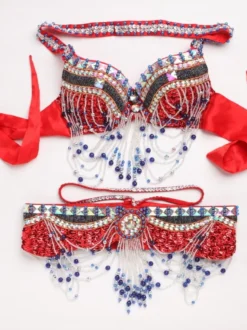 Ensemble de danse du ventre 3 pièces pour femme