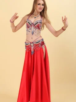 Ensemble de danse du ventre 3 pièces pour femme