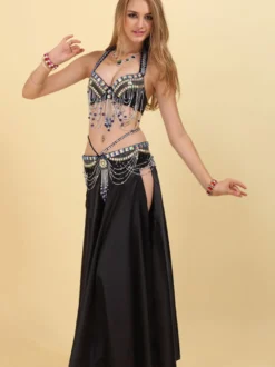 Ensemble de danse du ventre 3 pièces pour femme