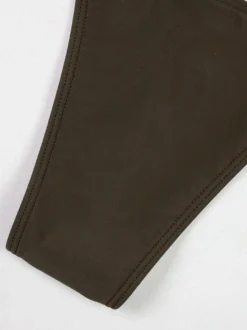 Ensemble de maillot de bain et cache-maillots noirs vêtements de sport à lacets sans manches