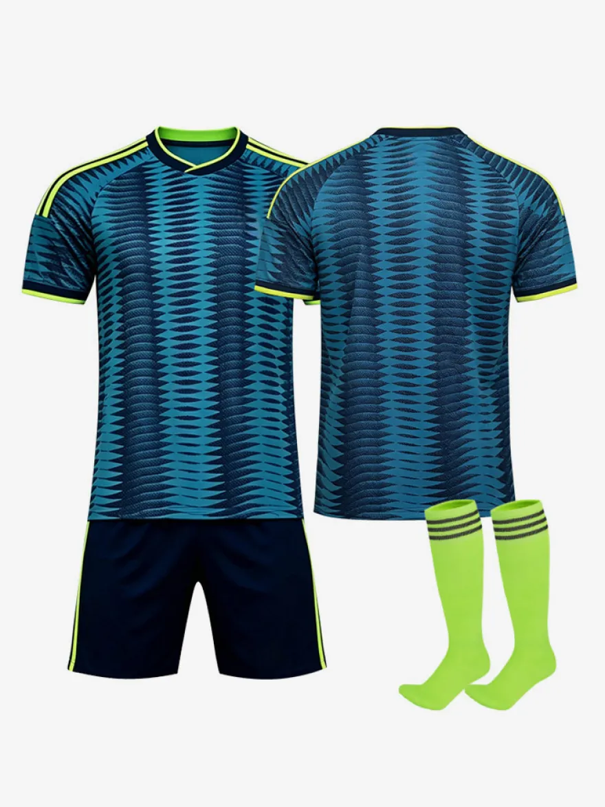 Ensemble de maillots de football personnalisés 3 pièces pour enfants domicile Colombie 2026