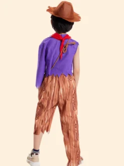 Ensemble de pantalons cravate violet pour enfants