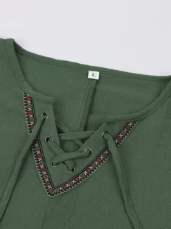 Ensemble de tunique médiévale verte 3 pièces pour homme robe Renaissance avec ceinture et brassards costume de rôdeur viking celtique pour fête médiévale
