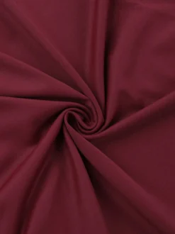 Ensemble deux pièces bordeaux chic pour rendez-vous : jupe sans manches dos nu à col en V