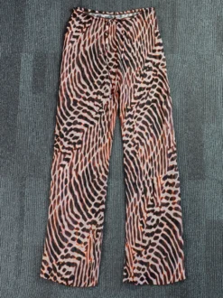 Ensemble maillot de bain léopard sexy à bretelles décolleté pantalon sans manches soutien-gorge dos nu