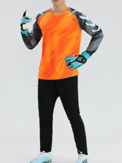 Ensemble Maillot De Football Respirant Homme Manches Longues Flocage Personnalisé