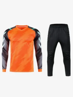 Ensemble Maillot De Football Respirant Homme Manches Longues Flocage Personnalisé