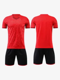 Ensemble Maillot De Football Respirant Homme Sport Flocage Personnalisé Vert