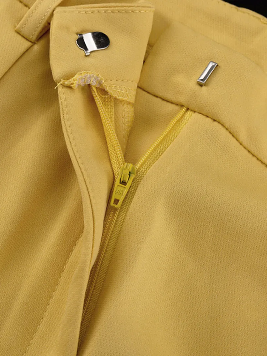 Ensemble 2 pièces jaune costume oversize et pantalon large pour l'automne 2026