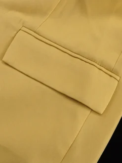 Ensemble 2 pièces jaune costume oversize et pantalon large pour l'automne 2026