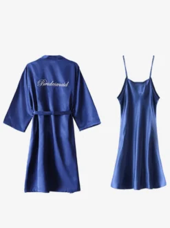 Ensembles 2 pièces de pyjamas robes de nuit et nuisettes blanches à lacets pour l'intérieur