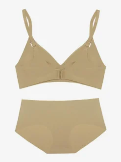 Ensembles soutien-gorge et culotte 2 pièces de lingerie verte