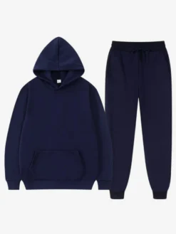 Ensemble Vêtements De Sport Hommes À Capuche Confortable