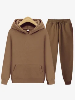 Ensemble Vêtements De Sport Hommes À Capuche Confortable