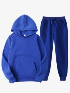 Ensemble Vêtements De Sport Hommes À Capuche Confortable