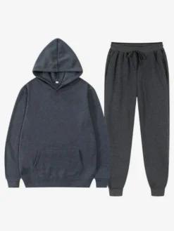 Ensemble Vêtements De Sport Hommes À Capuche Confortable