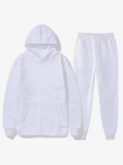 Ensemble Vêtements De Sport Hommes À Capuche Confortable