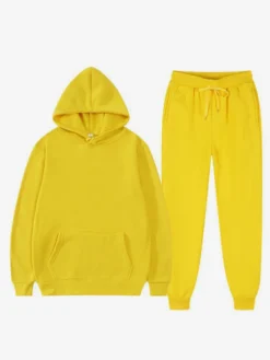 Ensemble Vêtements De Sport Hommes À Capuche Confortable
