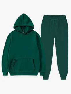 Ensemble Vêtements De Sport Hommes À Capuche Confortable