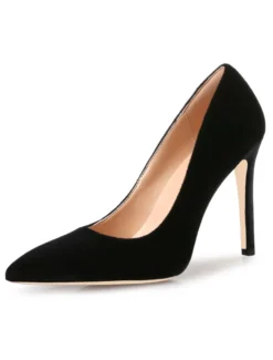 Escarpin Bleu Royal Velvet Bout Pointu Talon Aiguille 2026 Escarpins Femmes