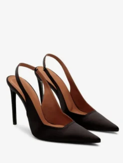 Escarpins bordeaux à talons hauts et bout pointu pour femmes (2026)