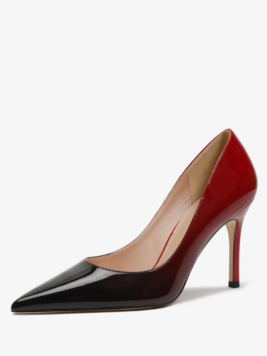 Escarpins de soirée formels pour femmes bout pointu talons aiguilles