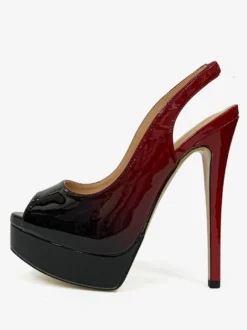 Escarpins Femmes Talons Hauts Bout Ouvert Plateforme Talon Aiguille