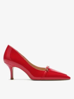 Escarpins noirs à petits talons bout pointu chaussures habillées à enfiler pour femmes