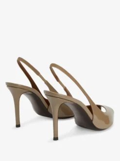 Escarpins Rouges À Talons Hauts Bout Ouvert À Bride Sexy Chaussures Femmes