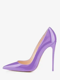 Escarpins à Talons Hauts avec Bout Pointu Unicolore