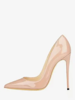 Escarpins à Talons Hauts avec Bout Pointu Unicolore