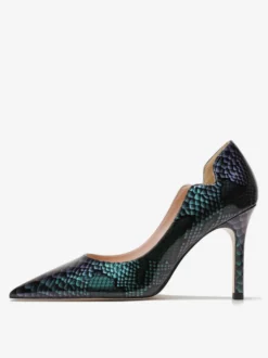 Escarpins à talons hauts et bout pointu pour femmes à enfiler à talon aiguille