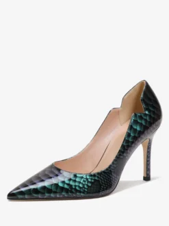 Escarpins à talons hauts et bout pointu pour femmes à enfiler à talon aiguille