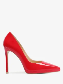 Escarpins à talons hauts noirs à bout pointu et à talons aiguilles pour femmes