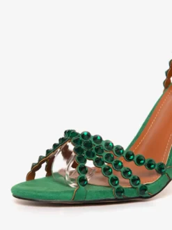 Escarpins À Talons Hauts Pour Femmes Chaussures Talon Aiguille Tige En Micro Suède
