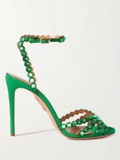 Escarpins À Talons Hauts Pour Femmes Chaussures Talon Aiguille Tige En Micro Suède
