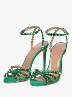 Escarpins À Talons Hauts Pour Femmes Chaussures Talon Aiguille Tige En Micro Suède