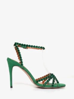Escarpins À Talons Hauts Pour Femmes Chaussures Talon Aiguille Tige En Micro Suède
