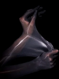 Gants blancs ultra-fins pour femmes gants soyeux et sexy