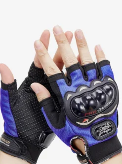 Gants Demi-Doigt Imperméables Moto Course Vélo Escalade Randonnée Doigts Coupés