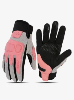 Gants De Moto Rose Maille Écran Tactile Anti-Chute Cyclisme Course Escalade Randonnée