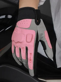 Gants De Moto Rose Maille Écran Tactile Anti-Chute Cyclisme Course Escalade Randonnée