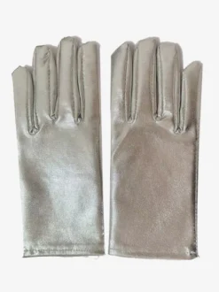 Gants en cuir blancs décontractés pour femmes au quotidien