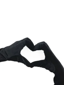 Gants Femme en Velours Unicolore