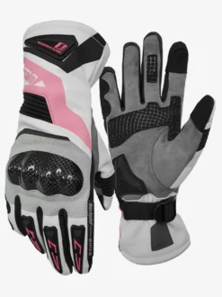Gants Gris Moto Hommes Imperméables Coupe-Vent Course Vélo Escalade Randonnée