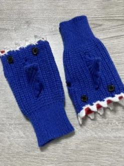 Gants Pour Femme Imprimé Animal Crochet Requin Hiver