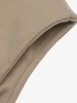 Gilet blazer sans manches pour femme col montant un bouton longueur mi-cuisse